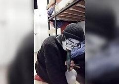 Femboy give Oral sex Sex to Cucumber