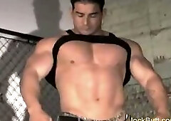 Mike Dragna Stripping For Jockbutt