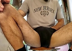 Latino jerking off, latino straight, latin big dick