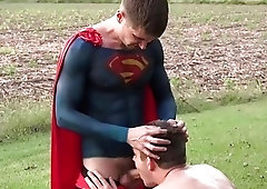 This superman has a thing for hunky gardeners