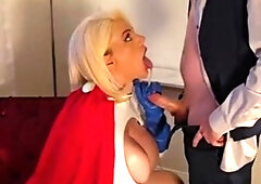 Ultra hot blonds blowjob and handjob