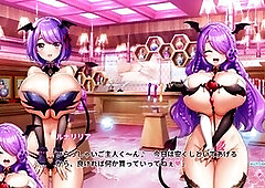 Busty milf maid delivers a massive load to her big boob mom