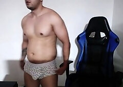 Gay cum, office, gay masturbate