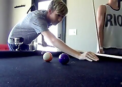 Teenie Gay Gal 18 Yr Older Fancy A Game Of Pool And A Threesome With Balls And Meat Sticks