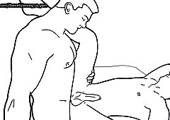 Black And white animated batty man pornography part four