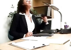 Older mother I'd like to fuck Can't Resist Her Boss and Screws at the Office
