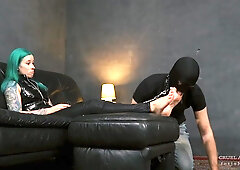 Foot Domination - Foot Worship - Smelly Messy Feet - Minnie Manga And Mistress Anette