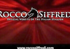 Rocco Siffredi works his cock in a babe's ass