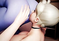 Widowmaker screwing Compassion with a ding-dong