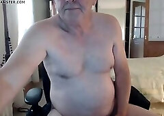 Old man daddy cum on cam 81