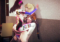 Overwatch futa, dva futa, mercy