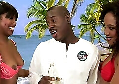 Daiquiri And Vanessa Monet Outdoor Assfucking