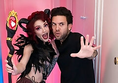 Pretty hot redhead teen Lola Fae likes brutal anal penetration