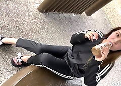 Amateur Asian Teen 18+ Sucks My Dick In The Car