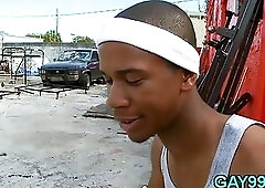 White & black gay story