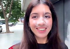 This russian slut I've met the first time has a weird kink!