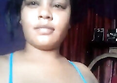 Chubby Arab Teen Shows Off Her Snatch