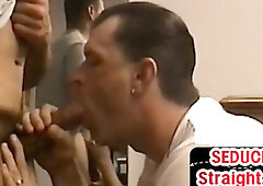 Real Ebony BBC str8 gets sucked by white gaydaddy at home