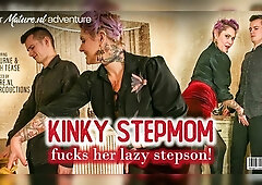 Tallulah Tease And Sam Bourne In Kinky Stepmon Fucks Her Lazy Stepson!