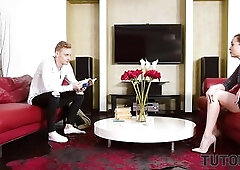 TUTOR4K. Chap isnt inexperienced and that guy proves it screwing the fascinating trainer