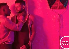 BLACK GOD Liam Cyber fucks Argos' tight butt