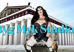 Old older female-dom gives head