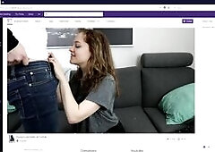 Gamer girl forgets to turn off the stream after playing Fortnite