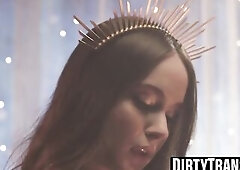 The pleasant Hazel Moore consents to an private sex with Tori Easton who is a transgender individual.