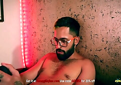 Big Cock Latino Camilo Brown Testing Honeyplaybox Dayo Vibrating, Heating And Clamping Masturbator