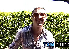 Twunks Dave And Justin Sharing A Gigantic Boner In The Back Seat