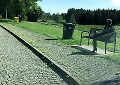 Outdoor with highheels