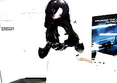 Nancy & Ely Pt4! With doll mask Nancy off, female masked Ely shows u her rubber face!