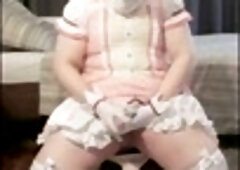 Teen fat crossdressing, fat roadhog cosplay, fat cd