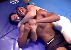 black and white men amatuer gay wrestling
