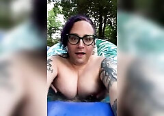 nonbinary girlfriend experience as my gf grabs my melons and makes me a puppet