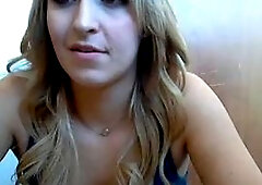 Blonde teen Sierras first erotic masturbation video