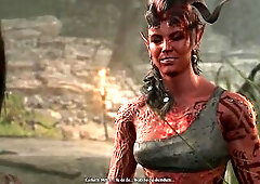 Baldur's Gate 3 Karlach and Shadowheart Sex Scene