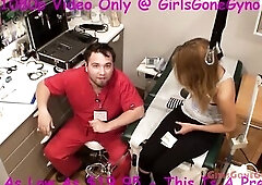 Maria signs up to be part of a climax research study. The doctor examines her previous to using electrical stimulation and various toy on her to study