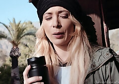 Lesbian camping adventure Terror Camp Scene 3 - Free Spirt w Abigail Mac and Aidra Fox