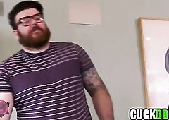 Pitiful Cuck See Girlfriend 3some Screwed By Large Ebony Rods
