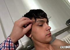 Glory hole, skinny twink, casting