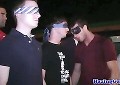 Straight college amateurs hazed for initiation
