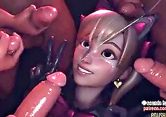 Overwatchs Hottest Aminations Cum