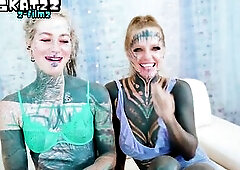 Italian LARGE KNOB in FFM ANAL 3some with two excited TATTOO sweethearts Are u into threesomes where two tattoo cuties getting hard anal screw ? Me an