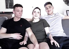 Andre Willis gets drilled for his first TIME EVER in this super sexual and wicked cum swaping clip. Rico Vega and Monica Scott team up on Andre's