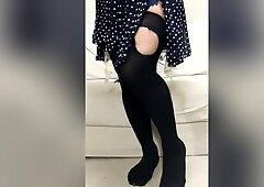 Part 1: Transgender Honoka Rips Her Clothes Off As She Fantasizes About Slutty Sex