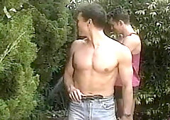 Falcon Studios: Teeth Gently Glide Along the Velvety Skin