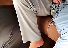 Her Slave Boy Servicing Her