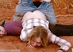 Brooke Johnson And Rebel Rhyder - A Rough Ass Fucking And Kinky Bdsm Play Session With 2 Girls In The Great Outdoors