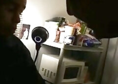 Gay College Latino Sucking Cock In His Dorm Room With Friends